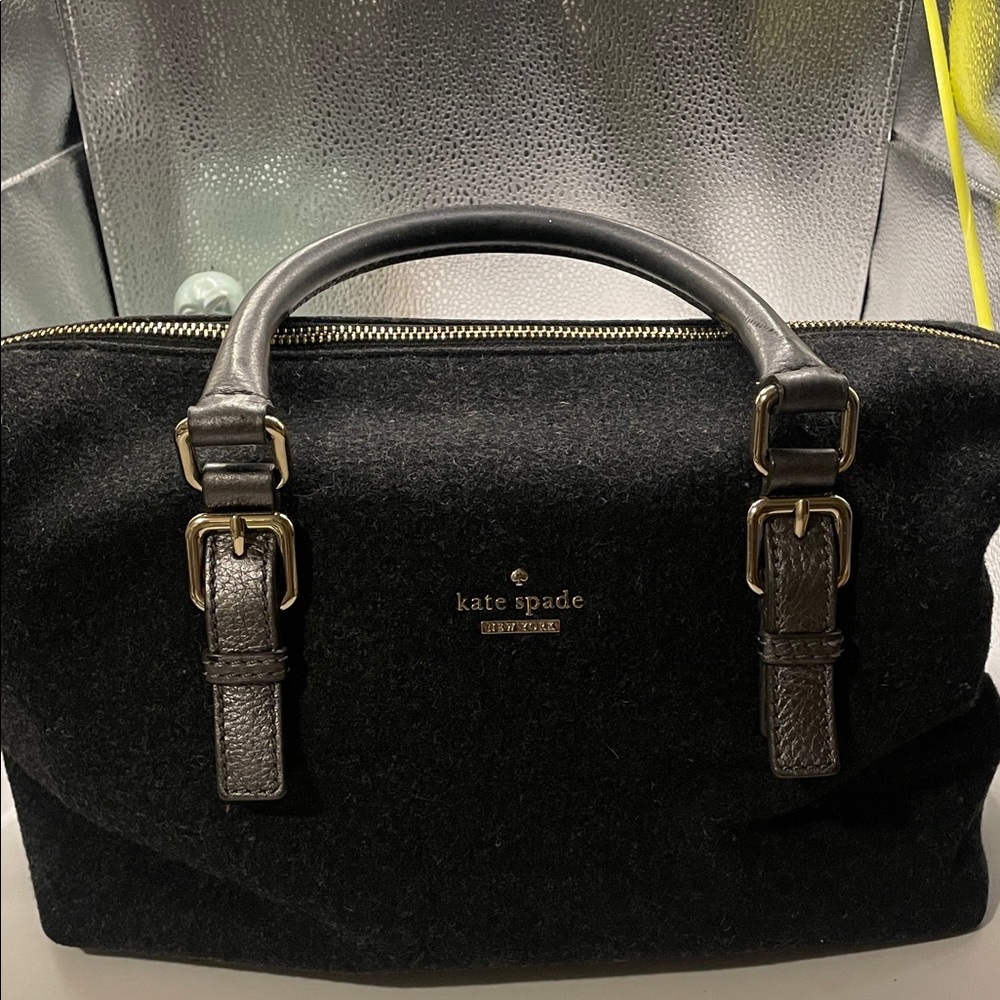 Kate Spade Black Satchel Bag 000816